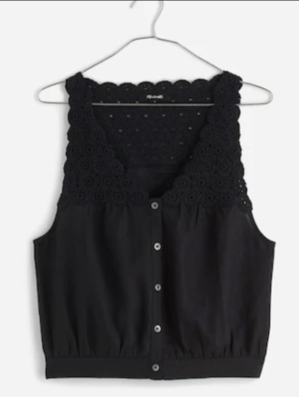 Madewell Linen Top V Neck Size 14 - Picture 6 of 13